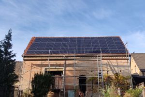 13.5 kwp Anlage montiert auf einem Schrägdach