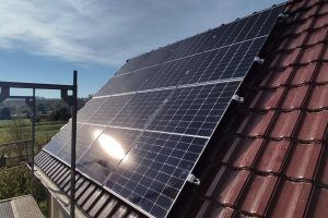 6,5 kwp als Ost / West Ausrichtung zur Unterstützung einer Wärmepumpe